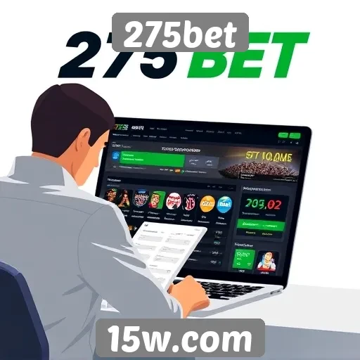 Experiência do usuário na navegação do site 275bet